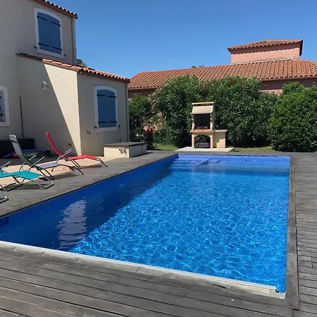 Climatisee Avec Piscine Privee, 3 Ch, Jardin, Parking Et Wifi A - Fr-1-776-113 Villa Elne