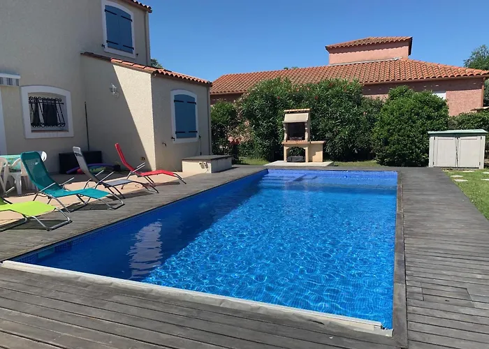 Climatisee Avec Piscine Privee, 3 Ch, Jardin, Parking Et Wifi A - Fr-1-776-113 Willa Elne